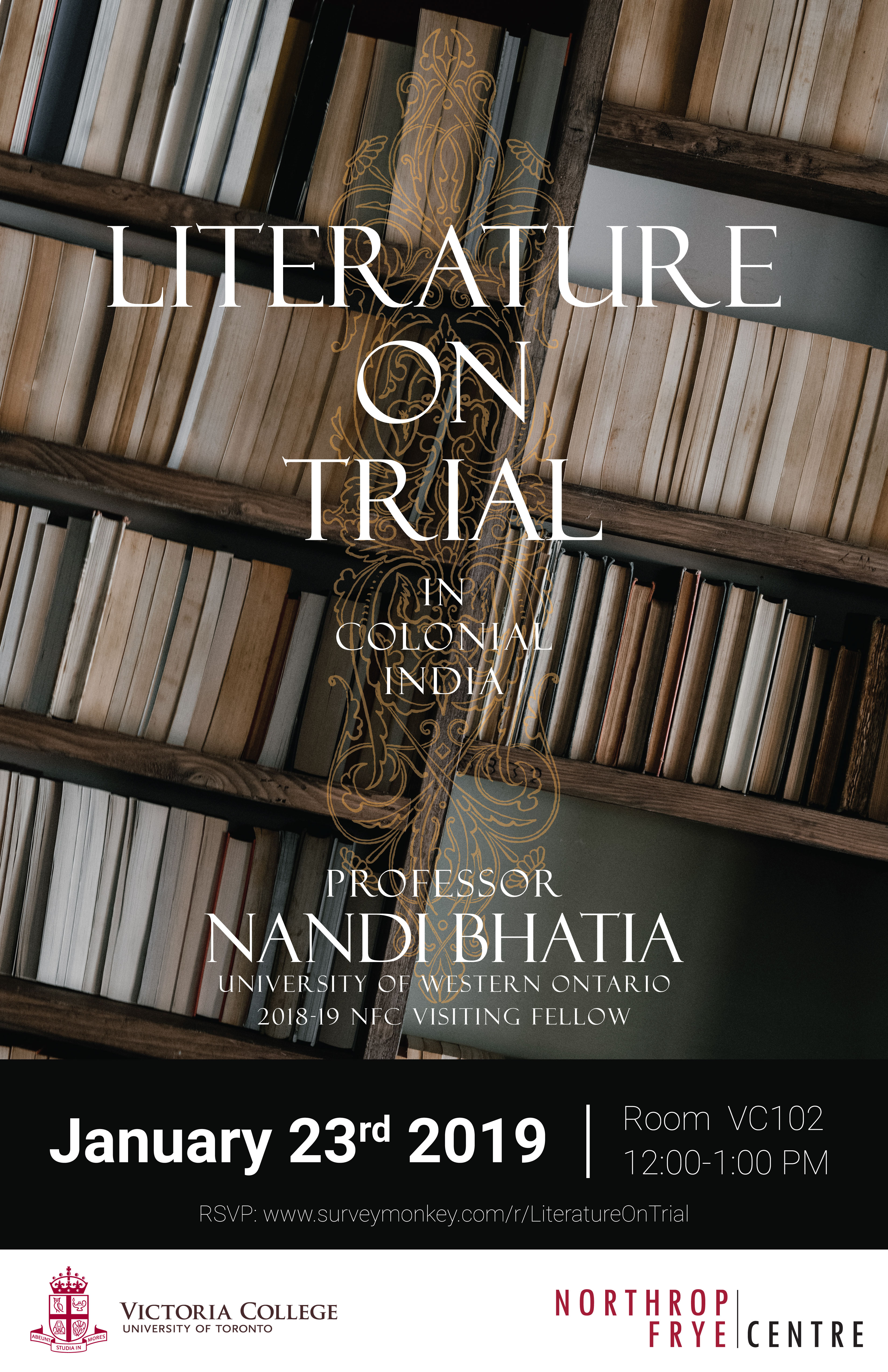 Jan. 23, 2019 | Literature on Trial in Colonial India | Nandi Bhatia